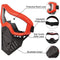 Surper 2 Pack Face Mask Tactical Mask Compatible with Nerf Rival, Apollo, Zeus, Khaos, Atlas, Artemis Blasters Rival Mask (Red&Blue)