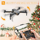 Heygelo S90 Drone with Camera for Adults, 1080P HD Mini FPV Drone for Kids Beginners, Foldable RC Quadcopter Toys Gifts for Boys Girls with Altitude Hold, Gravity Control, 2 Batteries and Carry Case