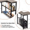 Luxsuite Computer Desk with Shelf L Shape Study Table Writing Workstation Corner Desk Home Office Oak