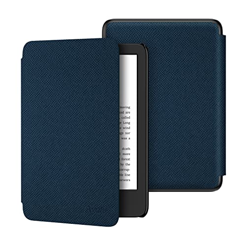 Ayotu Lightweight Case for All-New 6" Kindle 11th Generation 2022 Released, Waterproof Durable Cover with Auto Wake/Sleep, Only fit 6" Basic Kindle 2022, Dark Blue