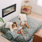 CordaRoy's Faux Fur Bean Bag Chair, Convertible Chair Folds from Bean Bag to Lounger, As Seen on Shark Tank, Grey - Full Size