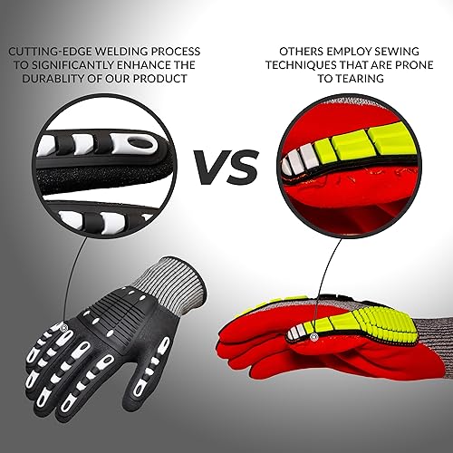 Fully Coated Lobster Gloves for Diving, Puncture and Cut Resistant