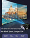 Smart Projector 4K Daylight 1000 ANSI, 5G WiFi 4K Daytime Projectors with WiFi 6 Bluetooth Apps HDMI USB LAN, Native 1080P, LED LCD, Ceiling Zoom Keystone for Home Cinema,Outdoor Movie,Gaming,TV,Arts