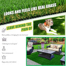 LITA 1.77 Inch Ultra Thick Artificial Grass Turf 3FTX5FT, Durable PU Backing Luxurious Synthetic Grass, Indoor/Outdoor Garden Landscape Patio Fake Faux Grass Rug Mat