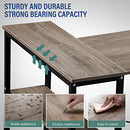 Luxsuite Computer Desk with Shelf L Shape Study Table Writing Workstation Corner Desk Home Office Oak