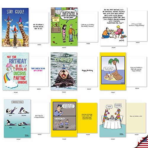 Birthday Bestsellers - 36 Assorted Boxed Birthday Cards with Envelopes (4.63 x 6.75 Inch) - Compiling numerous top-selling cards in our line AC2911BDG-B1x36