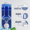1.1 Gallon Refrigerator Water Dispensers Bottle with Faucet, Spigot & 58mm Screw Cap - BPA Free Plastic Leak-Proof | Slimline Mini Fridge Beverage Drink Dispenser for Parties - Made in USA, Blue