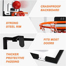 Basketball Hoop Indoor with Scoreboard, Cheer Sound Effect, 3 Balls, 2 Play Modes, Over The Door Mini Basketball Hoop for Kids Adults, Gift Package