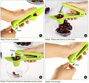 zukent Cherry Pitter Cherry Pip Remover Cherry Stoner Olive Pitter Remover Olive Pitter Remover with Stainless Steel Rod Good Grips Handle for Cheeries, Grapes, Cranberries, Jujubes