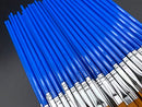 100 Pcs 165mm Flat Paint Brushes Acrylic Paint Brushes Watercolor Brushes Painting Kit Art Supplies for Acrylic Oil Watercolor Paint Party Classroom Starter (100Pcs Flat)