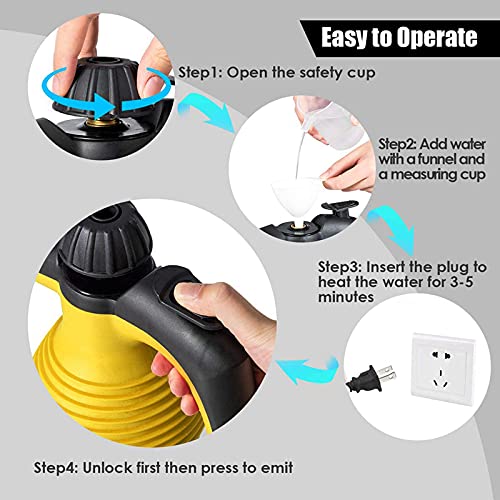 Portable Electric High Pressure Steam Cleaner Multi-Purpose Handheld Sprayer