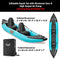 SereneLife 2 Person Inflatable Kayak - Double Kayak with Aluminum Paddles, Repair Kit - Lightweight, Portable Adult Kayaks with High-Output Pump - Durable Vinyl Kayak for Lake, Mild River – Aqua