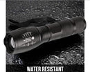 LED Torch High Lumens Flashlights Tactical Flashlight with Adjustable Focus a Water Resistant Torch for Outdoor Zoomable 5Modes Water Resistant, Handheld Light/LED Torch