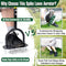 Jardineer Lawn Spike Aerator, Safe-Step Grass Aerator with Spare Spikes, Garden Aerator for Lawns, Manual Lawn Airing Aerator for Compact Soil