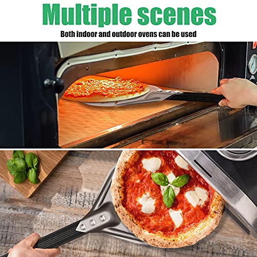 KitchenStar Metal Pizza Peel 9.5 inch - Stainless Steel Paddle Spatula