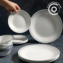 Corelle Vitrelle Dinnerware Set, Caspin Lace (18-Piece Set)