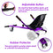 KKA Hoverboard Accessories, Hoverboard Seat Attachment Fits Self Balancing Scooter Go Cart Frame (Black)