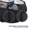 65L Mesh Laundry Basket 2 Pcs Pop Up Laundry Hampers with 4 Reinforced Carry Handles, Foldable Laundry Basket for Clothes Toys Easy to Carry Collapsible Laundry Basket (Black)