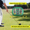 Pop Up Golf Chipping Net, Indoor/Outdoor Golfing Target Net Collapsible Portable Golf Hitting Net with 15 Training Balls and 2 Hitting Mats for Backyard Driving and Swing