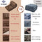 YUSOKI Luxury Double Sided Faux Fur Throw Blanket(Without Pillows),Soft Fuzzy Fluffy Cozy Blanket Plush Furry Comfy Warm Blanket for Couch Bed Chair Sofa Bedroom Men Boys Gift(Brown,50" x 63")