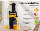 Spector Electric Slow Cold Press Juicer Orange Juice Low Speed Masticating Machines Vegetable Fruits Celery Wheatgrass Extractor Sorbet Maker Lemon Squeezer Black