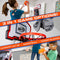 NERF Basketball Hoop Hamper - Laundry Layup Over The Door Basket + Shooting Target - Mini Hoop Hamper + Basketball Set