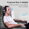 Active Noise Cancelling Headphones with Microphone and Airplane Adapter, Folding and Lightweight Travel Headsets, Hi-Fi Deep Bass Wired Headphones with Carrying Case