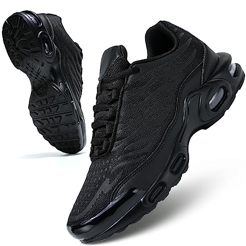 Socviis Men's Fashion Sneaker Air Running Shoes for Men Athletics Sport Trainer Tennis Basketball Shoes, Black, 13
