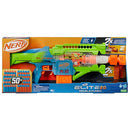 Nerf Elite 2.0 Double Punch Motorized Dart Blaster, Rapid Alternating Barrels, 50 Nerf Elite Darts, 2X 10-Dart Clips, Ages 8 & Up