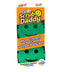 Scrub Daddy Colour Smiley Sponge, Cleaning Sponges, Texture Change, Scratch-Free Dish Sponge, Kitchen, Odour Resistant, Pot Sponge, Dishwasher Safe, Pack of 2, Green