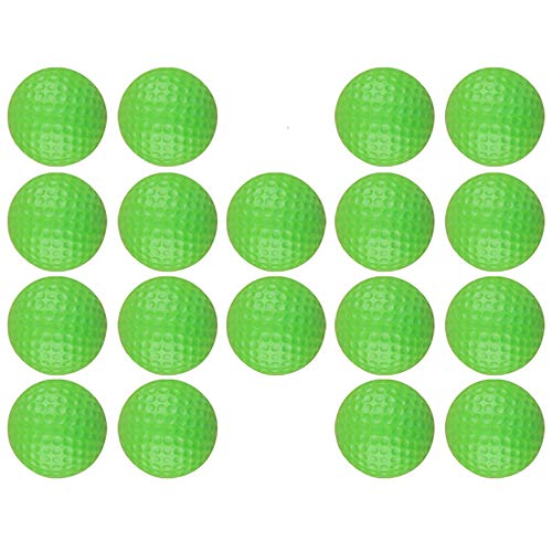 Dsmile Practice Golf Balls, Foam, 14 Count, Green