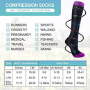 Compression Socks, (7 Pairs) for Men & Women 15-20 mmHg is Best for Athletics, Running, Flight Travel, Support