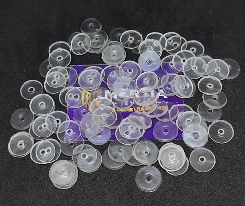  Mertia Jewels (200 Pcs Approx) Extra Soft Extra Premium Earring  Stoppers/Earring Stoppers Silicone/Back Earring Stoppers/Rubber Earring  Stoppers/Earring Stopper Backs/Earring Backs for Droopy Ears.