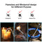 Candle Lighter, Upgraded USB Electric Lighter, Rechargeable Arc Lighter with LED Display Safety Switch, 360° Flexible Neck Flameless Grill Long Lighters for Camping Cooking BBQs Fireworks