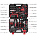 Eastvolt 218-Piece Household Tool Kit, Auto Repair Tool Set, Tool Kits for Homeowner, General Household Hand Tool Set with Hammer, Plier, Screwdriver Set, Socket Kit and Toolbox Storage Case