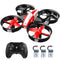 Holy Stone Mini Drone for Kids Beginners, Throw to go Indoor RC Nano Quadcopter Plane with Altitude Hold, 3D Flips, Headless Mode and 3 Batteries Toys for Boys Girls, Upgraded HS210 Red