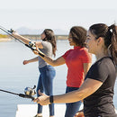 Zebco 33 Spincast Reel and Fishing Rod Combo, 5-Foot 6-Inch 2-Piece Fiberglass Rod, Quickset Anti-Reverse Fishing Reel with Bite Alert, Includes 29-Piece Tackle Kit, Silver/Black
