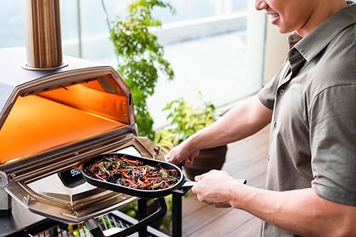 Ooni Karu 16 Multi-Fuel Outdoor Pizza Oven - Ooni Pizza Ovens – Cook in the Backyard and Beyond with this Portable Outdoor Kitchen Pizza Making Oven