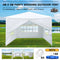OGL 3x3m Outdoor Canopy Gazebo Party Wedding Tent Garden Waterproof Marquee w/3 Sidewalls and 1 Door