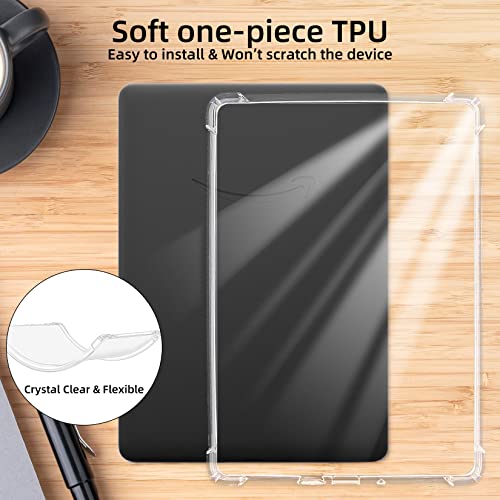 WALNEW Clear Case for 6.8” Kindle Paperwhite 11th Generation(2021 Released), Slim Soft Transparent TPU Cover with Enhanced Corners for 6.8 Inch Kindle Paperwhite 11th Generation 2021