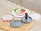 GWHOLE Burger Press with 100PCS Wax Papers Set Non-Stick Patty Maker Hamburger Press Mold Aluminum for BBQ Grill