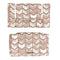 Hoppediz High Chair Seat Cushion Set Suitable for Stokke Tripp Trapp 2-Piece 100% Organic Cotton Amsterdam Rose Design