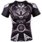 (X-Large, Black/White) - Venum Men's Gladiator 3.0 Short Sleeves Rashguard