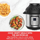 Instant Pot Duo Crisp + Air Fryer 11-in-1 Electric Multi-Cooker, 5.7L - Air Fryer, Slow Cooker, Steamer, Sous Vide Machine, Dehydrator with Grill, Food Warmer & Baking Functions, Silver