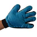 Zenify Pet Grooming Glove - For Cat, Kitten, Dog, Puppy, Rabbit, Horse - Dual Sided 2-in-1 Upgrade Version Machine Washable Enhanced Efficient Silicon Massage One-Size-Fits-All Gift Hair Deshedding Remover Mitt (Right Hand)
