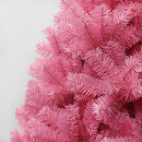 Ariv Pink Christmas Tree 1.2M/3.94ft Color Xmas Tree 218PVC Tips Metal Stand Frame Deco Family Store Hotel Home Party Holiday Decoration Ornaments