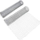 SATINIOR 2 Sheets Chicken Wire Net for Craft Work, Galvanized Hexagonal Wire Mesh (13.7 x 79 Inches)