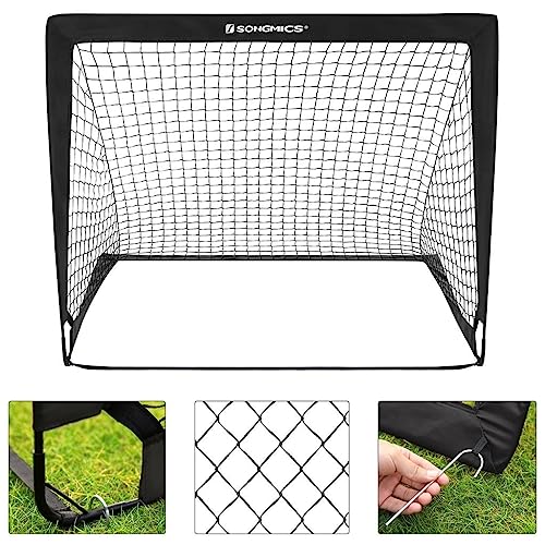 Songmics Portable Soccer Net, 120 cm Size, Black