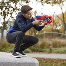 Nerf DinoSquad Raptor-Slash Dart Blaster, 6-Dart Rotating Drum, Slam Fire Action, 6 Official Nerf Elite Darts, Velociraptor Dinosaur Design