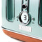 Haden Dorchester Green Toaster 4 Slice – Modern LCD Display - 6 Browning Levels - With Wood Effect Finish - Cancel/Defrost/Reheat - 1900-2300W Digital 4 Slice Toaster